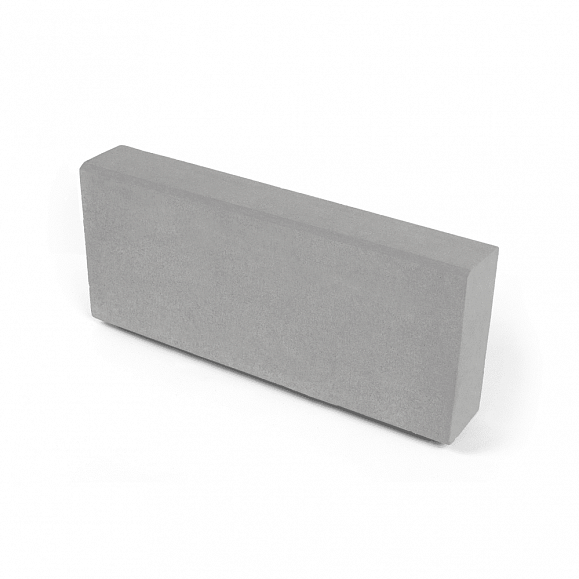 Бортовой камень тротуарный Нобетек БР 50.20.8 светло-серый фото 1