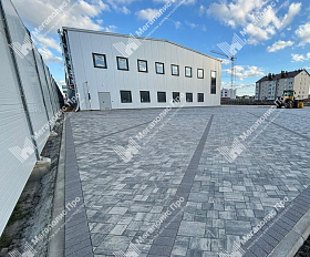 Тротуарная плитка 342 Механический завод Бавария ColorMix 60мм Арктика