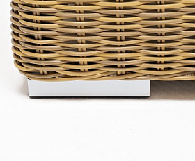 Кресло Боно 4SIS из искусственного ротанга, цвет соломенный