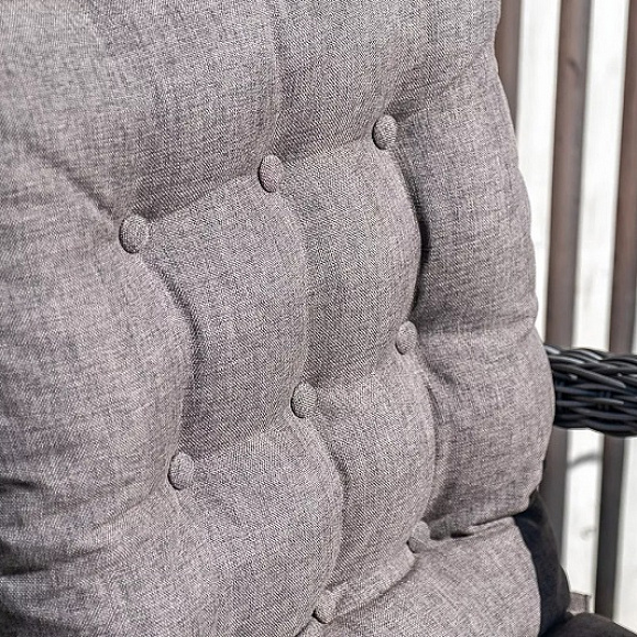 Плетеное кресло Толедо 4SIS из искусственного ротанга, цвет графит фото 6