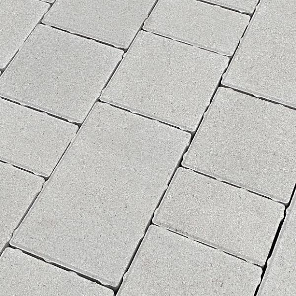 Тротуарная плитка Koldiz Новый Город 60 мм Моно Белый фото 1