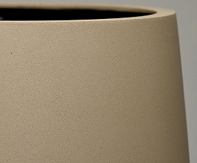 Кашпо Concretika Боул D80H45 Имбирный 1019