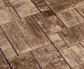 Тротуарная плитка 342 Механический завод Бавария ColorMix 60мм Невада