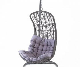 Подвесное кресло Виши 4SIS из искусственного ротанга, цвет коричневый