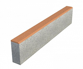 Бордюр тротуарный Выбор БР100х20х8 Гранит Оранжевый