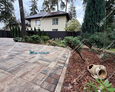 Тротуарная плитка Выбор Грандо Б.9.Фсм.6 60 мм Листопад Песчаник