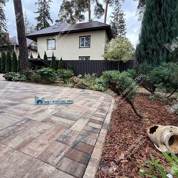 Тротуарная плитка Выбор Грандо Б.9.Фсм.6 60 мм Листопад Песчаник фото 5