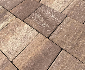 Тротуарная плитка Нобетек Новый город 1НГ6Ф Колормикс №30 Арабика