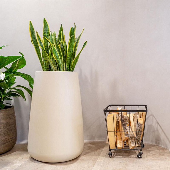 Кашпо Concretika Кратер D30 H24 Сахара фото 3