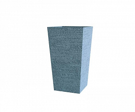 Кашпо Concretika Conic 30x30x50 Erosia Blue