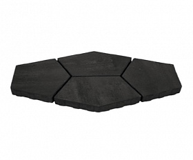 Тротуарная плитка Нобетек Квинта 3П8ф черная