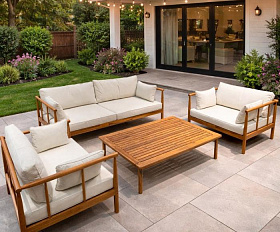 Лаунж-зона Alice Royal Family из натурального дерева