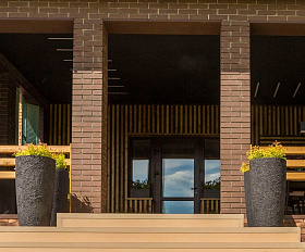 Кашпо Concretika Balcony 40x15x15 Black Max