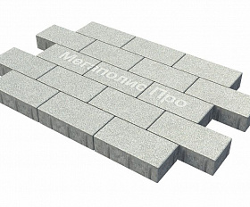 Тротуарная плитка Фабрика Готика Картано 300х150х80 мм Голд 1