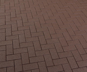 Тротуарная клинкерная брусчатка Feldhaus Klinker 502 KDF umbra plano 200*100*52