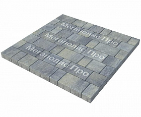 Тротуарная плитка Выбор Старый город Искусственный камень 1Ф.6 60 мм. Габбро