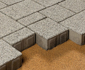 Тротуарная плитка 342 Механический завод Бавария 60мм коллекция Гранит цвет Морис