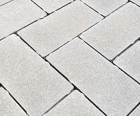 Тротуарная плитка Koldiz 60 мм Моно Белый без фаски