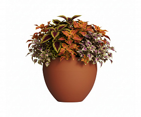 Кашпо Concretika Гира D50H43 Терракота 110 252