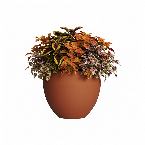 Кашпо Concretika Гира D50H43 Терракота 110 252 фото 6