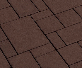 Тротуарная плитка 342 Механический завод Бавария 60мм Темно-коричневый