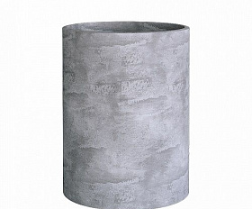 Кашпо Concretika Cylinder D40 H80 Concrete Grey Light