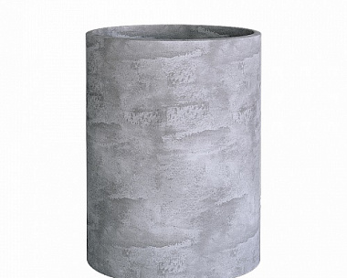 Кашпо Concretika Cylinder D40 H80 Concrete Grey Light