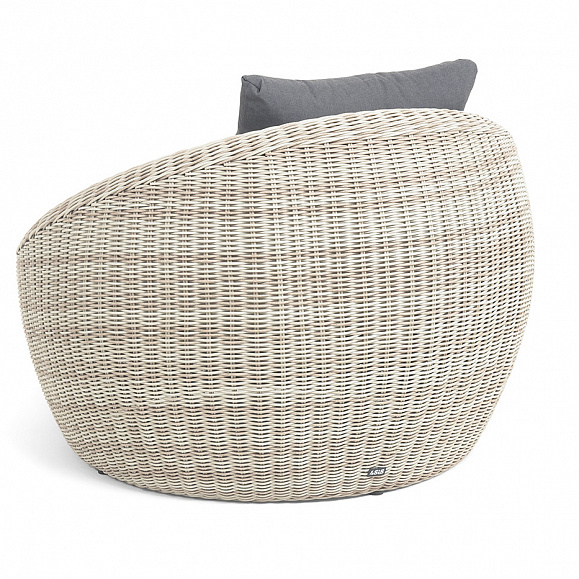 Барселона кресло из искусственного ротанга, цвет бежевый фото 5