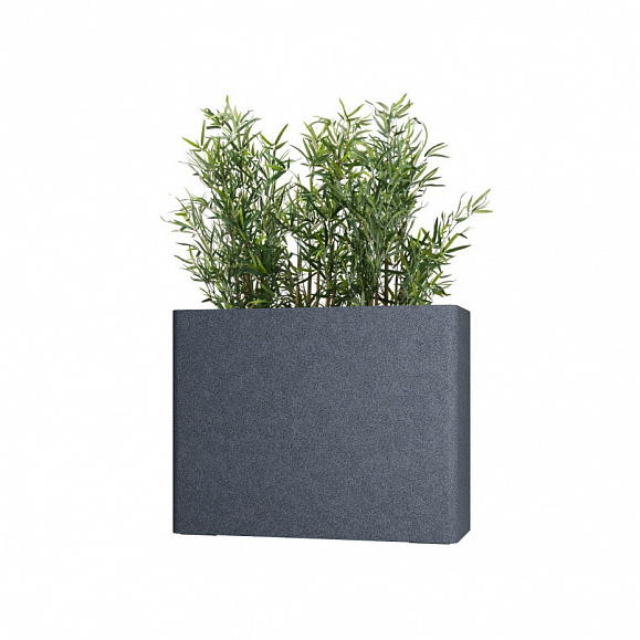 Кашпо TERRAFAKTURA Флора 90х35хН70 Базальт фото 1