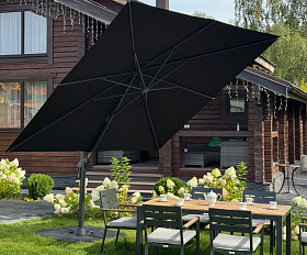 Зонт Sky Black Royal Family квадратный в комплекте с утяжелителями