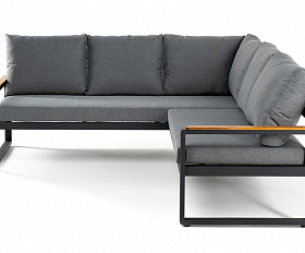 Лаунж зона из алюминия TOPA L с обеденным столом Joygarden