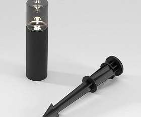 Уличный светильник Elektrostandard Hidden 35166/S черный