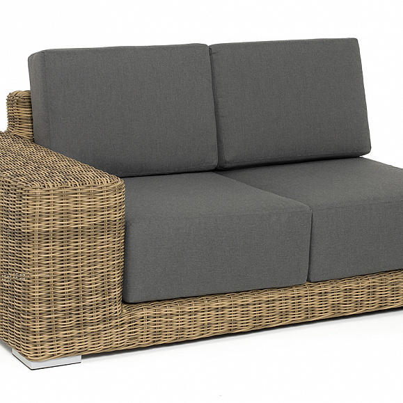 Капри модуль диванный правый с подушками, цвет соломенный фото 2