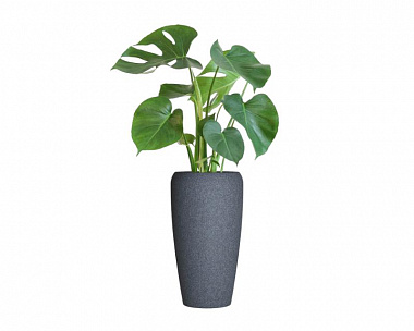 Кашпо Concretika Alto D38(44)х80 Basalt