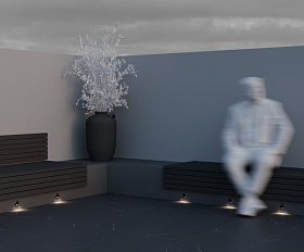 Встраиваемый светильник Biscotti Maytoni O035-L3B3K цвет Черный