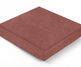 Тротуарная плитка Нобетек Квадрат 2К5ф 300x300x50 красная