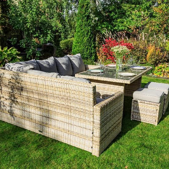 Комплект мебели Zorro Royal Family из искусственного ротанга, цвет бежевый фото 2