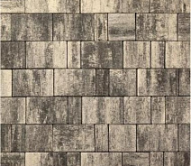 Тротуарная плитка 342 Механический завод Новый Город ColorMix 40мм Арктика