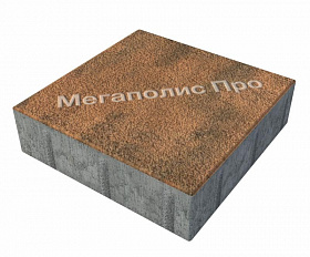 Тротуарные плиты Выбор Квадрат Б.1.К.6 300х300х60 мм Листопад Гранит Мустанг