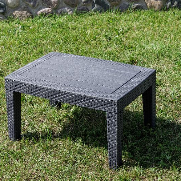 Лаунж стол Lana Royal Family из пластика, цвет графит фото 4