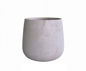 Кашпо Concretika Cone D24 H26 Concrete White