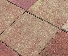 Тротуарная плитка Нобетек Квадрат 1К5ф 400x400x50 Колормикс №1 Рассвет