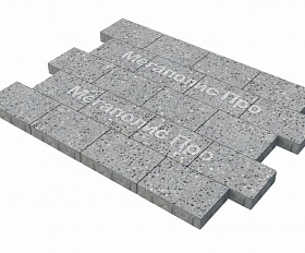 Тротуарная плитка Фабрика Готика Картано Гранде 300х200х60 мм Галенит FINERRO