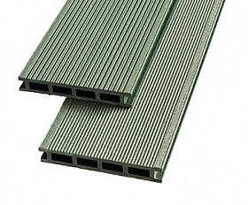 Террасная доска Экодэк Брайт Вельвет Шале, цвет Зеленый