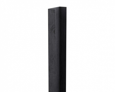 Планка для крепежа боковая Металлопрофиль Rancho PrintArt GreyOak (серый дуб)