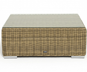 Капри журнальный столик плетеный, цвет соломенный