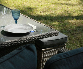 Комплект мебели Zorro Royal Family из искусственного ротанга, цвет серый