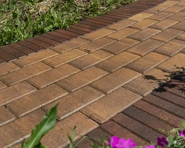 Брусчатка Braer Прямоугольник (кирпич) ColorMix 200х100х40 мм Прайд