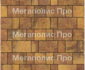 Тротуарная плитка Выбор Старый город Листопад 1Ф.6 60 мм Осень
