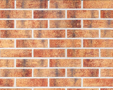 Клинкерная фасадная плитка KING KLINKER Old Castle Rainbow brick (HF15) под старину NF10, 240х71х10 мм
